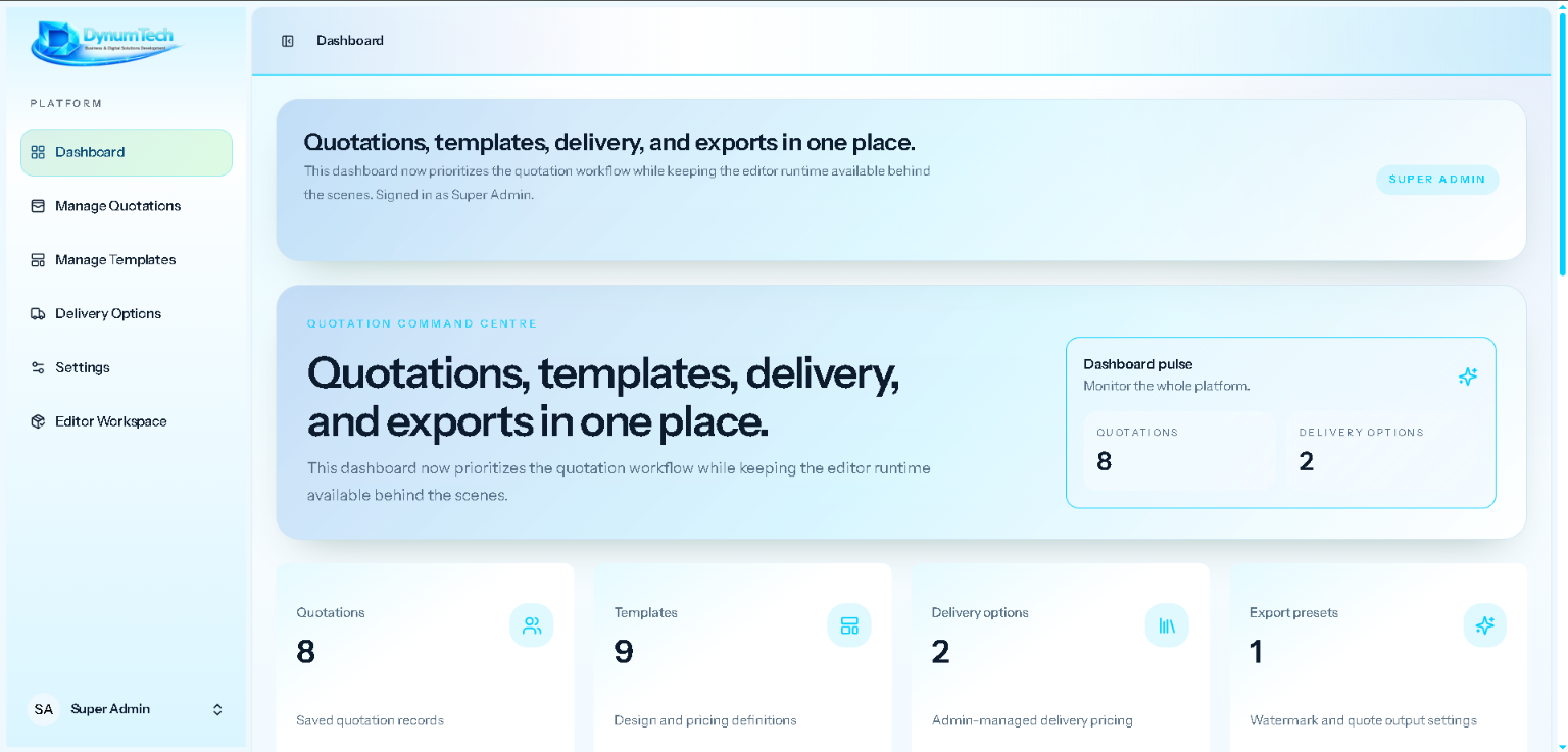 Digital honour board management dashboard for honour board businesses